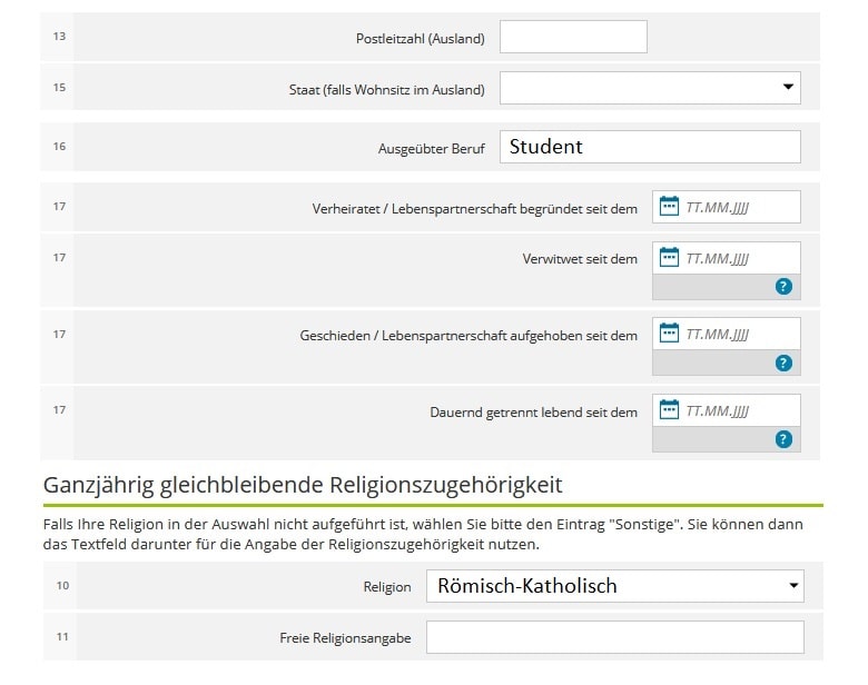 elster online anlage n elster online anlage n