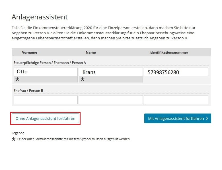 elster online anlage n elster online anlage n